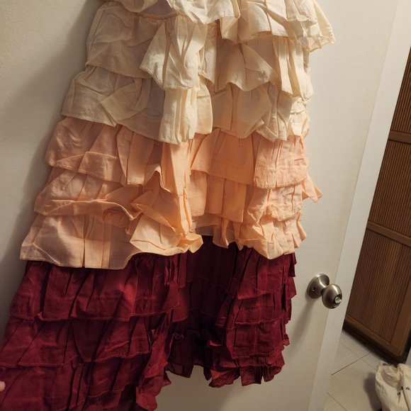 Lovely ombre cotton ruffled dress NWT Pitusa - Picture 4 of 8